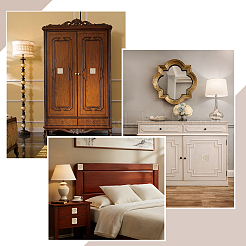 Blocs décoratifs carrés en bois sculpté à motifs floraux&nbsp;WOOD-WH0124-160A