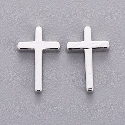 Messing kleine Kreuz Charms&nbsp;KK-L189-05P