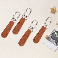 8 Stück Reißverschlussanhänger aus PU-Leder für Handtaschen&nbsp;FIND-CL0002-09A
