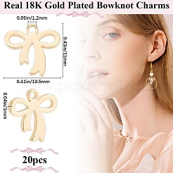 20 Stück Messing Charms&nbsp;KK-BBC0015-22