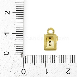 Pendentifs en laiton zircon cubique transparent&nbsp;KK-L238-28G