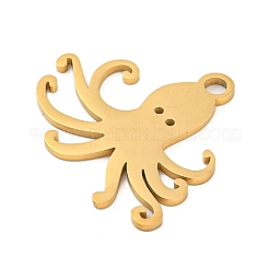 Placcatura ionica (ip) ciondoli in acciaio inossidabile 304&nbsp;STAS-B056-10G-01