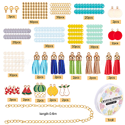 279 Stück DIY-Armband-Set mit Obstmotiven&nbsp;DIY-SC0015-44