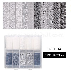 10 Rollen 2 Farben Nail Art Transfer Aufkleber&nbsp;MRMJ-R091-14
