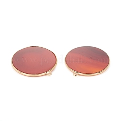 Natürliche Karneol / rote Achat Anhänger&nbsp;G-E526-10H