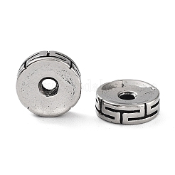 Cuentas de acero inoxidable quirúrgico 316 pulidas a mano&nbsp;STAS-K276-11C-AS