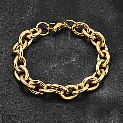 304 Edelstahl-Kabelkettenarmbänder für Damen&nbsp;LS-BJEW-Q050-01C-G