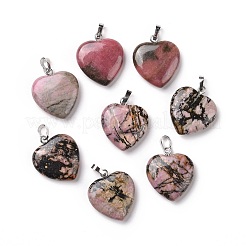 Colgantes naturales rhodonite&nbsp;G-G956-B22-FF