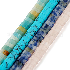 Liens multi-brins en jaspe tache bleue naturelle&nbsp;G-TAC0005-04A