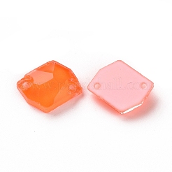 36 Stück Fluoreszenzglas-Anhänger&nbsp;GLAA-WH0035-13E