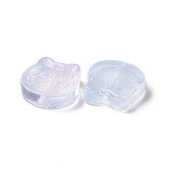 Transparente sprühlackierte Glasperlen&nbsp;GLAA-I050-13J