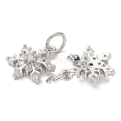 Pendentifs en laiton micro pavé de zircones cubiques avec anneau de jonction&nbsp;LS-KK-A254-24P