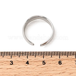 Anneaux de manchette ouverts en acier inoxydable 304&nbsp;RJEW-H261-18P