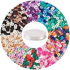 DIY Heishi Bead Stretch Armbänder machen Kits&nbsp;DIY-TA0003-22
