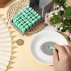 Kunststoff-Tonstempel-Sets mit Großbuchstaben&nbsp;DIY-WH0591-269B