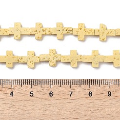 Synthetische Lavasteinperlenstränge&nbsp;G-B087-01A