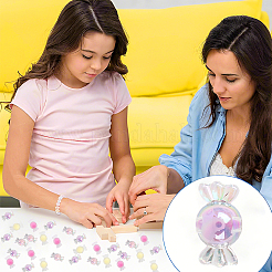 30 Stück transparente Acrylperlen&nbsp;TACR-YW0002-34
