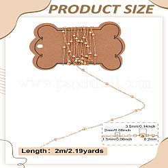 Catene portacavi in ottone da 2 m&nbsp;CHC-LP0001-02