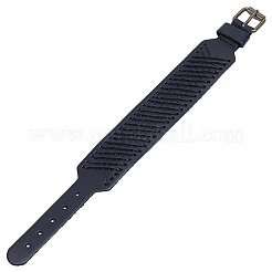 1 Stück Kunstleder-Kordelarmbänder&nbsp;BJEW-CL0001-35B