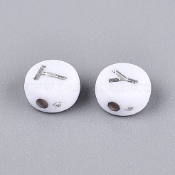 Opake Legierung Perlen&nbsp;SACR-Q001-08B-M