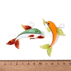 Pendentifs vernissées manuelles&nbsp;LA-N048-15