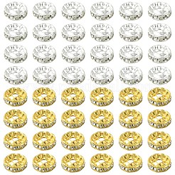150 stücke 3 stile eisen strass abstandshalter perlen&nbsp;RB-YW0001-13G