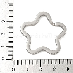 Porte-clés fendus en acier inoxydable 304&nbsp;STAS-D144-01B-P