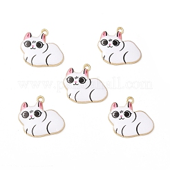 Pendentifs d'émail en alliage&nbsp;ENAM-M046-11G-G