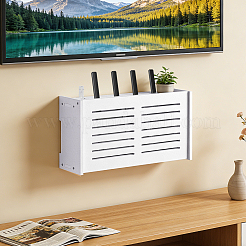 Boîte de rangement murale en PVC pour routeur&nbsp;AJEW-WH0752-759