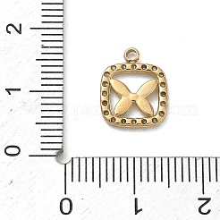 304 Edelstahl mit Kristall-Strass-Anhängern&nbsp;RB-CBA8719-01A-G
