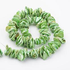 Chapelets de perles en coquillage naturel&nbsp;BSHE-P010-05