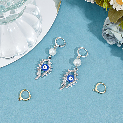 4 paio di orecchini a cerchio in argento sterling stile 2 e 925&nbsp;STER-GO0001-07