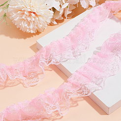 Bordure en dentelle plissée en polyester de 20 m&nbsp;OCOR-HY0001-20A