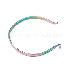 Ionenplattierung (IP) 304 Edelstahl Manschette Armreif Herstellung&nbsp;STAS-H154-01MC