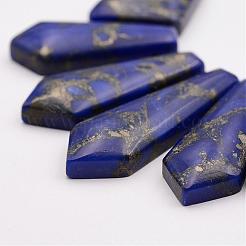 Synthetik Lapislazuli Perlen Stränge&nbsp;G-P297-I01