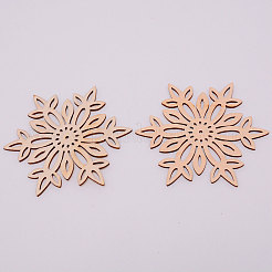 Pendentifs en boite&nbsp;WOOD-WH0108-33