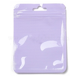 Bolsas rectangulares de plástico con cierre hermético yin-yang, bolsas de embalaje resellables, bolsa autoadhesiva, lila, 12x9x0.02 cm, espesor unilateral: 2.5 mil (0.065 mm)