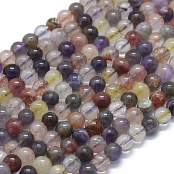 Auralite naturelle 23 rangs de perles, ronde, 6mm, Trou: 0.8mm, Environ 62 pcs/chapelet, 15.75 pouce (40 cm)