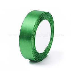 1 inch(25mm) Green Satin Ribbon for Hairbow DIY Party Decoration, 25yards/roll(22.86m/roll)
