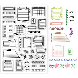PVC Plastic Stamps, for DIY Scrapbooking, Photo Album Decorative, Cards Making, Stamp Sheets, Label Pattern, 160x110x3mm