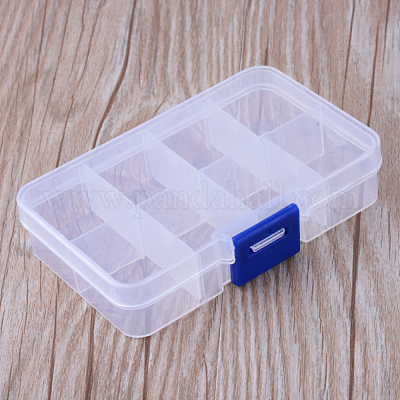 Wholesale 8 Compartments Polypropylene(PP) Bead Storage Containers 