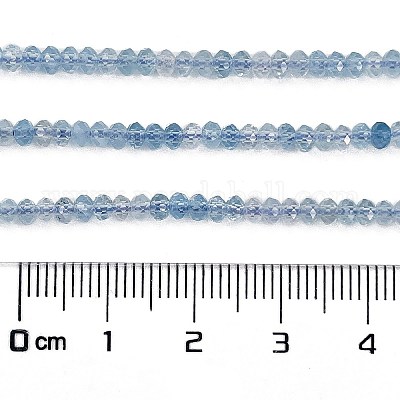 Natürliche Aquamarin Perlen Stränge&nbsp;X-G-L587-B02-01-1