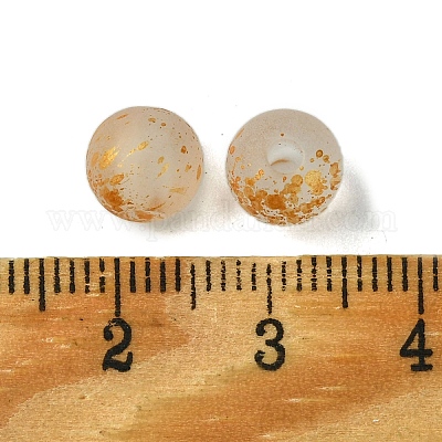 Perles en acrylique transparente&nbsp;OACR-O006-01A-7mm-1