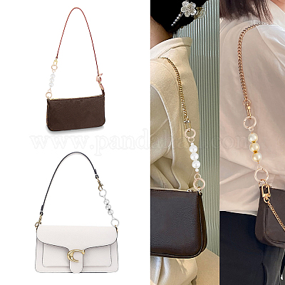 Length Artificial Pearl Chain Strap Extender For Purse Cross-body Shoulder  Bag Handbag Purses Bag Strap Bag Accessories - Temu