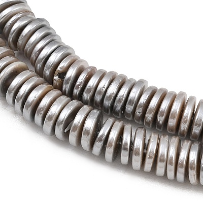 Galvanisierte Muschelperlenstränge&nbsp;BSHE-B009-E01-2x7mm-A-1