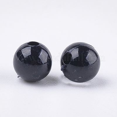 Perle di plastica opache&nbsp;KY-T005-6mm-616-1
