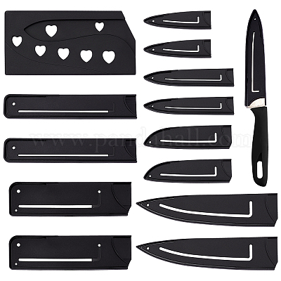 Multi Style Black Plastic Kitchen Knife Cover Knife Sheath Guards Case  Protector