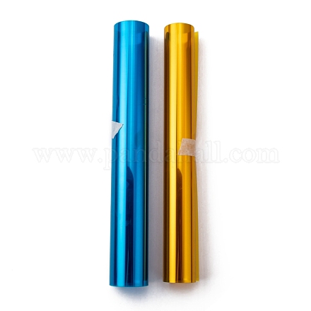 Superfundings 2 set 2 farben gorgecraft klar glitzer pec vinyl stoffe cellophan DIY-FH0002-71-1