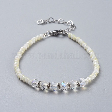 Bracelets de perles de verre BJEW-JB04398-02-1