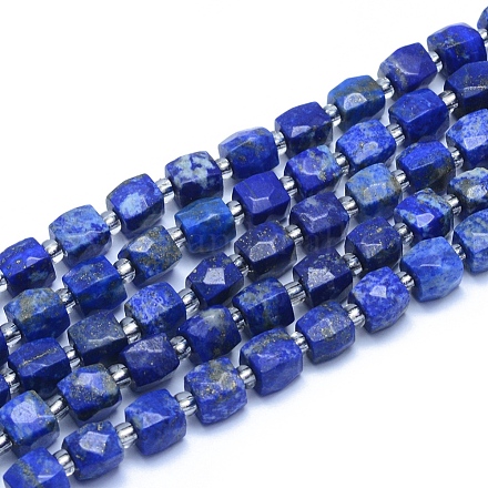 Filo di Perle lapis lazuli naturali  G-L552D-03A-1